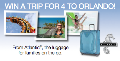 Win a Family Trip to Orlando from Atlantic Luggage